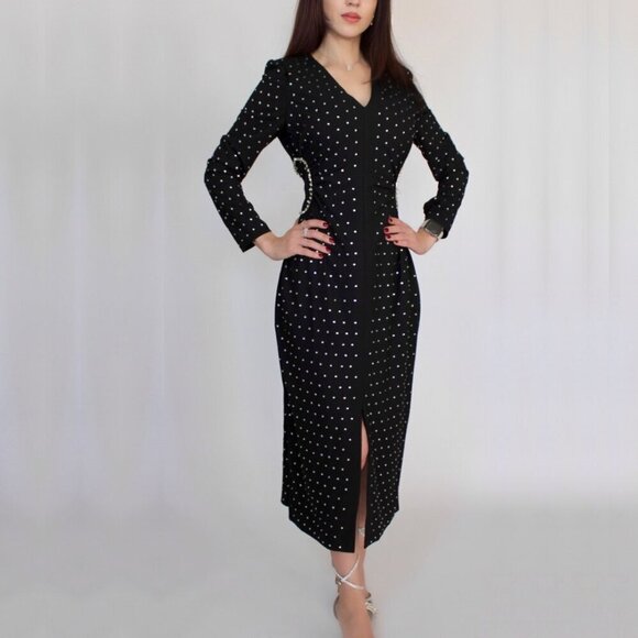 RoseMeera Dresses & Skirts - Crystal Midi Elegant Dress from Boutique